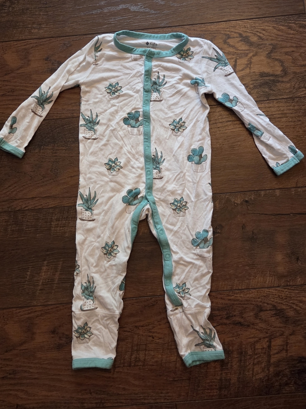 Kyte Baby Snap Romper Succulamt 12-18m
